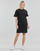 Υφασμάτινα Γυναίκα Κοντά Φορέματα Karl Lagerfeld LACE INSERT JERSEY DRESS Black