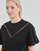Υφασμάτινα Γυναίκα Κοντά Φορέματα Karl Lagerfeld LACE INSERT JERSEY DRESS Black