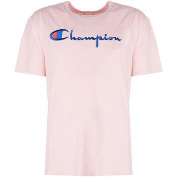 Υφασμάτινα Άνδρας T-shirt με κοντά μανίκια Champion  Ροζ