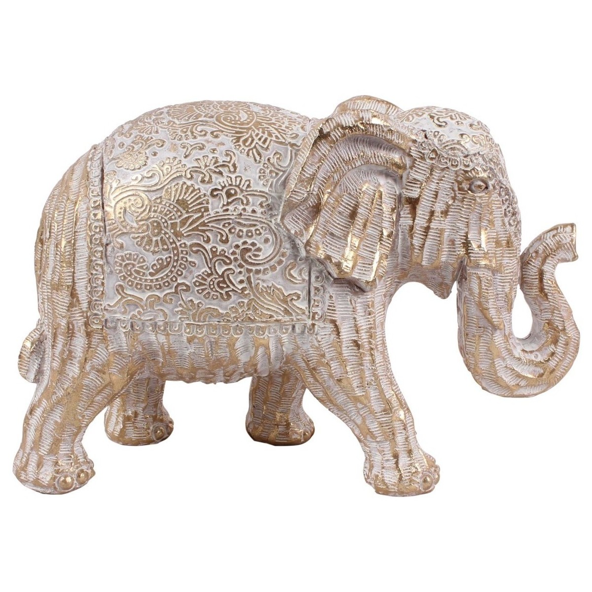 Σπίτι Αγαλματίδια και  Signes Grimalt Φιγούρα Ελέφαντα Άσπρο