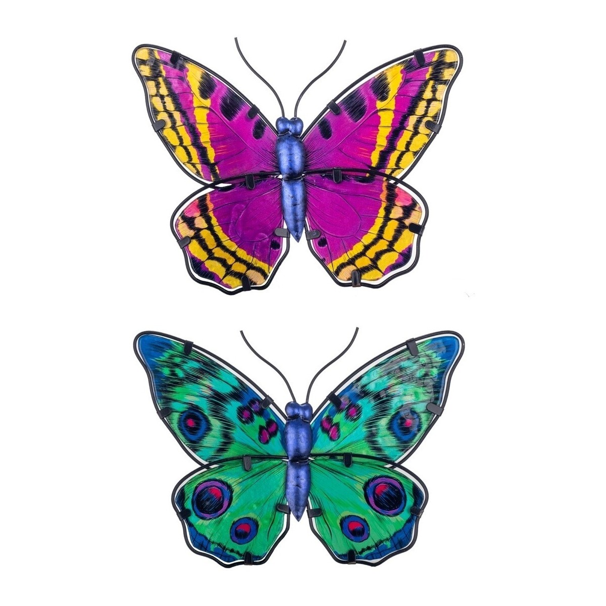 Σπίτι Αγαλματίδια και  Signes Grimalt Πεταλούδες Εικόνα 2 Μονάδες Multicolour