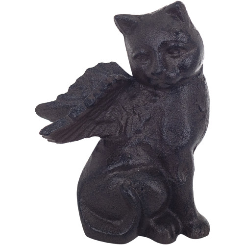 Σπίτι Αγαλματίδια και  Signes Grimalt Γάτα Με Φτερά Black