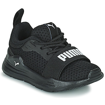 Παπούτσια Παιδί Χαμηλά Sneakers Puma Wired Run AC Inf Black / Άσπρο