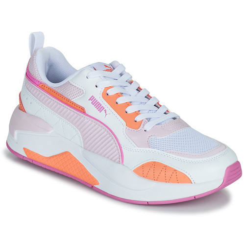 Παπούτσια Γυναίκα Χαμηλά Sneakers Puma X-Ray 2 Square Άσπρο / Ροζ