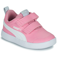 Παπούτσια Κορίτσι Χαμηλά Sneakers Puma Courtflex v2 V Inf Ροζ / Άσπρο