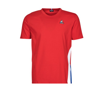 Υφασμάτινα Άνδρας T-shirt με κοντά μανίκια Le Coq Sportif TRI TEE SS N 1 Red