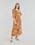 Υφασμάτινα Γυναίκα Μακριά Φορέματα Naf Naf KSAHARA Yellow / Orange