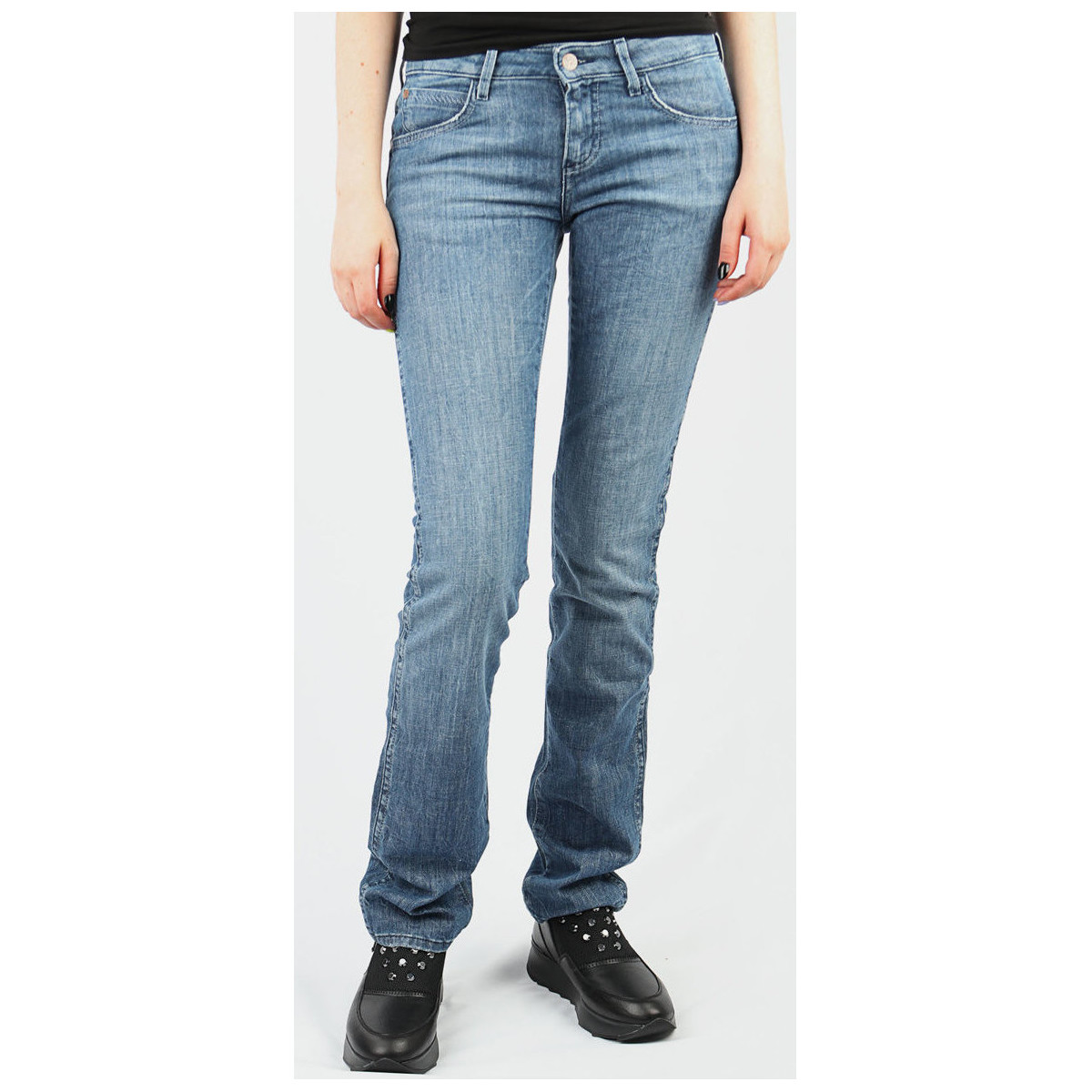 Υφασμάτινα Γυναίκα Skinny jeans Wrangler Lia Slim Leg Regular W258WT10S Μπλέ