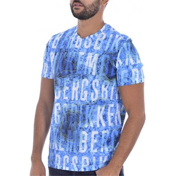 Υφασμάτινα Άνδρας T-shirt με κοντά μανίκια Bikkembergs C 4 101 00 E 2250 Μπλέ