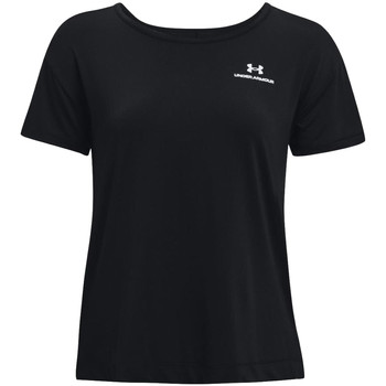 Υφασμάτινα Γυναίκα T-shirt με κοντά μανίκια Under Armour Rush Energy Core Short Sleeve Black