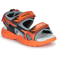 Παπούτσια Αγόρι Σανδάλια / Πέδιλα Geox J SANDAL SPLUSH BOY Orange / Black