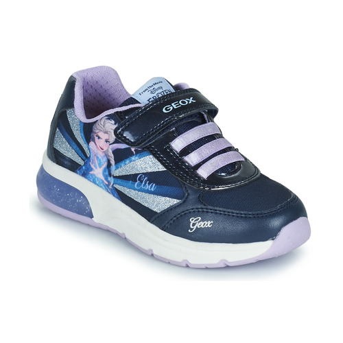 Παπούτσια Κορίτσι Χαμηλά Sneakers Geox J SPACECLUB GIRL Μπλέ / Violet
