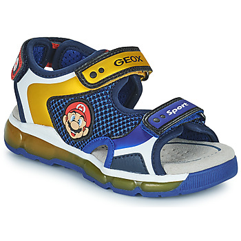 Παπούτσια Αγόρι Σανδάλια / Πέδιλα Geox J SANDAL ANDROID BOY Μπλέ / Yellow / Red