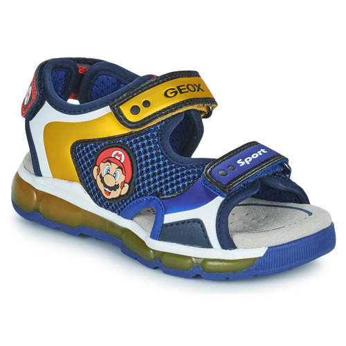 Παπούτσια Αγόρι Σανδάλια / Πέδιλα Geox J SANDAL ANDROID BOY Μπλέ / Jua / Red