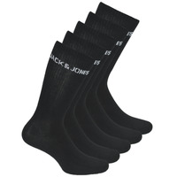 Εσώρουχα Άνδρας High socks Jack & Jones JACBASIC LOGO TENNIS X5 Black