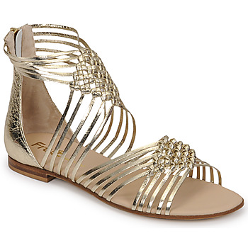 Παπούτσια Γυναίκα Σανδάλια / Πέδιλα Fru.it 7479-100-PLATINO Gold