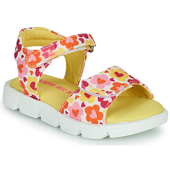 Παπούτσια Κορίτσι Σανδάλια / Πέδιλα Agatha Ruiz de la Prada Minis Άσπρο / Multicolour