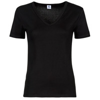 Υφασμάτινα Γυναίκα T-shirt με κοντά μανίκια Petit Bateau BIBIHINE Black