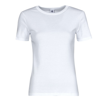 Υφασμάτινα Γυναίκα T-shirt με κοντά μανίκια Petit Bateau NIMOPHORE Άσπρο