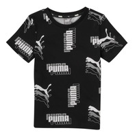 Υφασμάτινα Αγόρι T-shirt με κοντά μανίκια Puma PUMA POWER AOP TEE Black