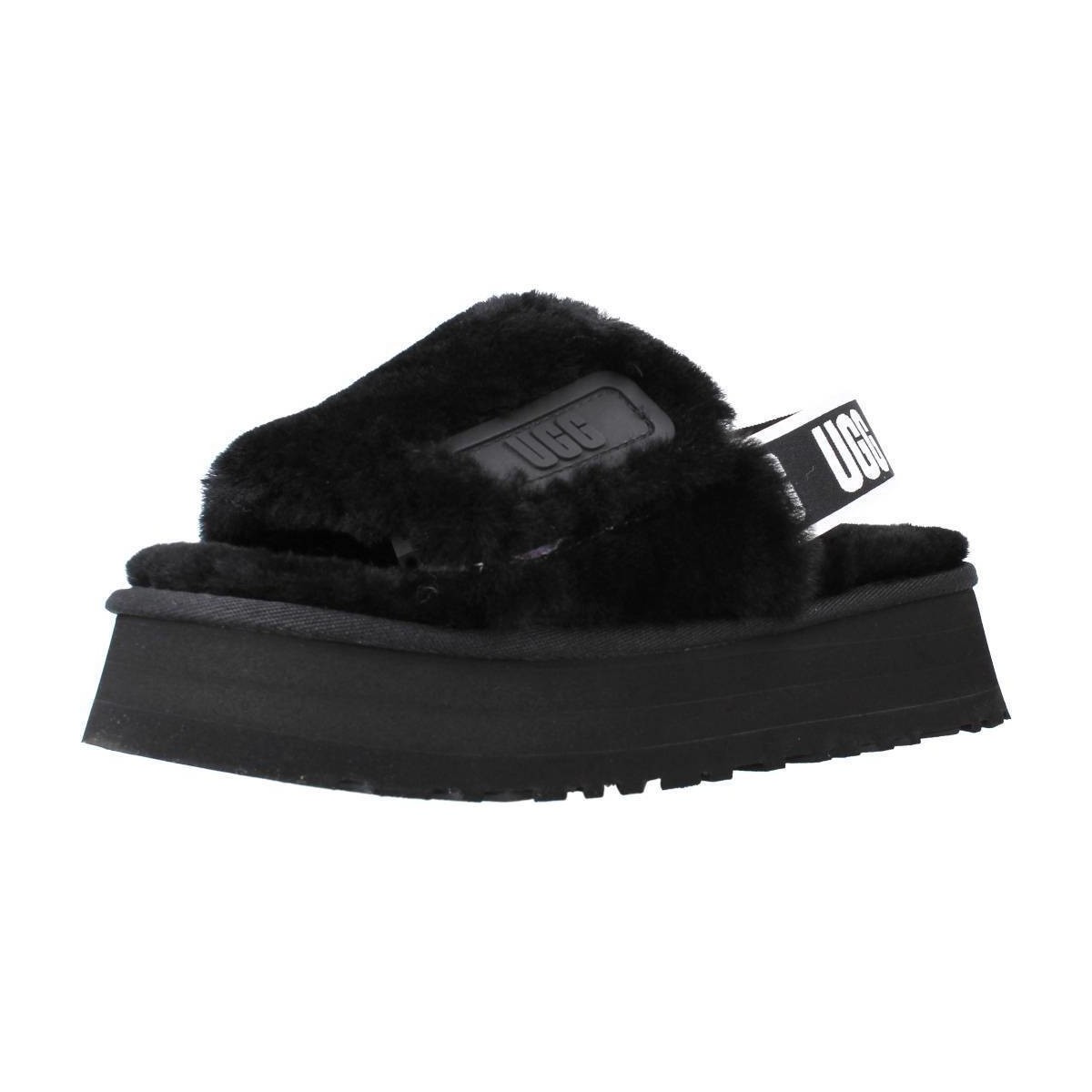 Παπούτσια Γυναίκα Παντόφλες UGG W DISCO SLIDE Black