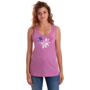 Υφασμάτινα Γυναίκα Αμάνικα / T-shirts χωρίς μανίκια Key Up 5G62S 0001 Violet