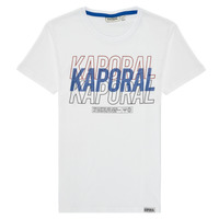 Υφασμάτινα Αγόρι T-shirt με κοντά μανίκια Kaporal ROEY Άσπρο