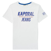 Υφασμάτινα Αγόρι T-shirt με κοντά μανίκια Kaporal ROAR Άσπρο