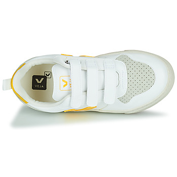 Veja Small V-10 Velcro Άσπρο / Yellow