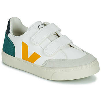 Παπούτσια Αγόρι Χαμηλά Sneakers Veja Small V-12 Velcro Άσπρο / Yellow / Green