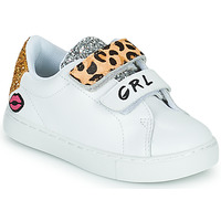 Παπούτσια Κορίτσι Χαμηλά Sneakers Bons baisers de Paname MINI EDITH GRL PWR Άσπρο / Leopard