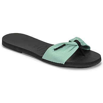 Παπούτσια Γυναίκα Σαγιονάρες Havaianas YOU ST TROPEZ BASIC Black / Green