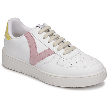 Παπούτσια Γυναίκα Χαμηλά Sneakers Victoria 1258201ROSA Άσπρο / Ροζ