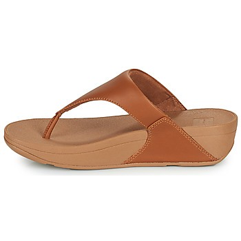 FitFlop LULU LEATHER TOEPOST Καφέ