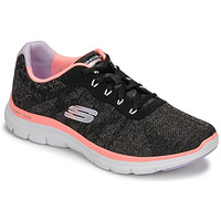 Παπούτσια Γυναίκα Χαμηλά Sneakers Skechers FLEX APPEAL 4.0 Black / Ροζ