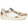 Παπούτσια Γυναίκα Χαμηλά Sneakers Meline IG-142 Άσπρο / Ροζ / Gold
