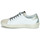 Παπούτσια Γυναίκα Χαμηλά Sneakers Meline NKC166 Άσπρο / Beige / Gold