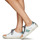 Παπούτσια Γυναίκα Χαμηλά Sneakers Meline NKC166 Άσπρο / Ροζ / Μπλέ