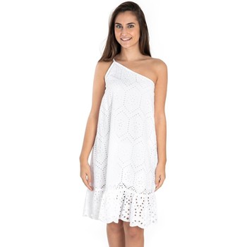 Υφασμάτινα Γυναίκα Φορέματα Isla Bonita By Sigris Φόρεμα Άσπρο