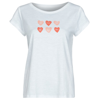 Υφασμάτινα Γυναίκα T-shirt με κοντά μανίκια Esprit BCI Valentine S Άσπρο