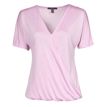 Υφασμάτινα Γυναίκα T-shirt με κοντά μανίκια Esprit CLT wrap tshirt Violet