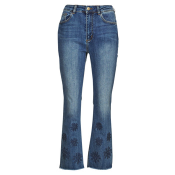 Υφασμάτινα Γυναίκα Jeans 3/4 & 7/8 Desigual DENIM_GALA Μπλέ / Medium