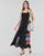 Υφασμάτινα Γυναίκα Μακριά Φορέματα Desigual VEST_POMELO Black / Multicolour