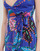 Υφασμάτινα Γυναίκα Κοντά Φορέματα Desigual VEST_ALANA Μπλέ / Multicolour