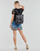 Υφασμάτινα Γυναίκα T-shirt με κοντά μανίκια Desigual TS_AMORE XXX Black