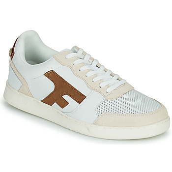 Παπούτσια Άνδρας Χαμηλά Sneakers Faguo HAZEL LEATHER SUEDE Άσπρο / Brown