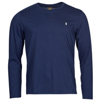 Υφασμάτινα Άνδρας Μπλουζάκια με μακριά μανίκια Polo Ralph Lauren LS CREW Marine