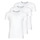 Υφασμάτινα Άνδρας T-shirt με κοντά μανίκια Polo Ralph Lauren CREW NECK X3 Άσπρο / Άσπρο / Άσπρο