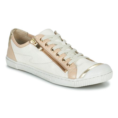 Παπούτσια Γυναίκα Χαμηλά Sneakers Pataugas BAHIA Άσπρο / Beige / Gold