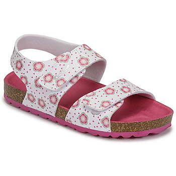 Παπούτσια Κορίτσι Σανδάλια / Πέδιλα Kickers SUMMERKRO Ροζ / Άσπρο